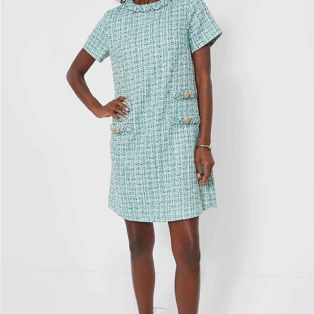 TUCKERNUCK Sea Glass Tweed Jackie Dress